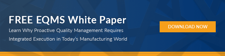 Enterprise Quality Management System White Paper | Manufacturing Execution System
