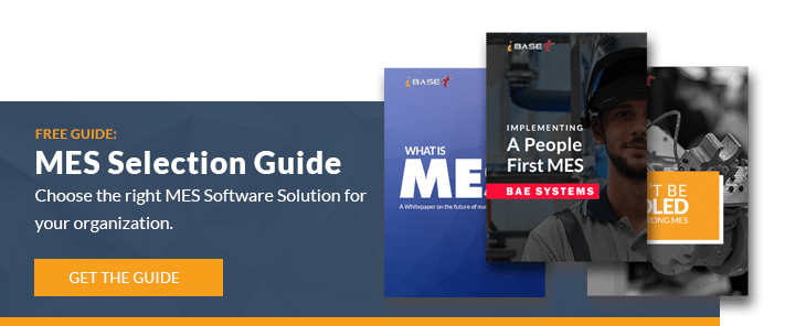 MES Software Solution Selection Guide